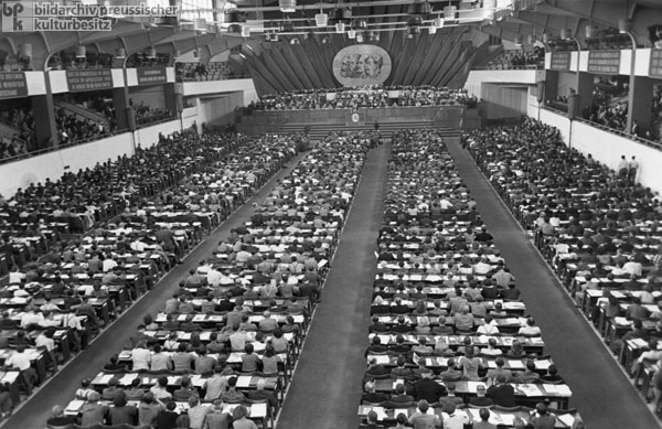 SED's Third Party Congress at Werner Seelenbinder Hall in East Berlin (July 20-24, 1950)